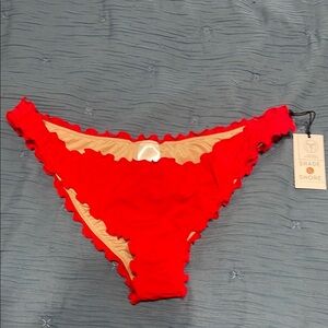 Shade & Shore Red Bikini Bottom